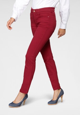 MAC Skinny Jeans in Red