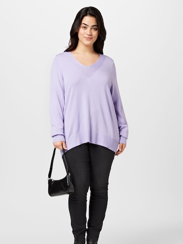 Zizzi Pullover 'CACARRIE' i lilla