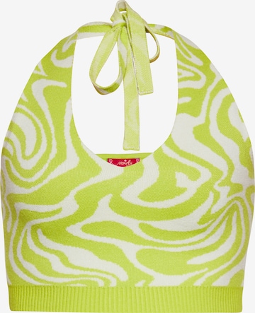 swirly Top in Grün: Vorderseite