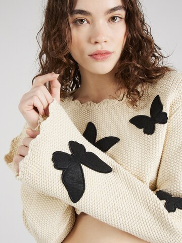 florence by mills exclusive for ABOUT YOU Sweater 'Sandcastles' in Beige