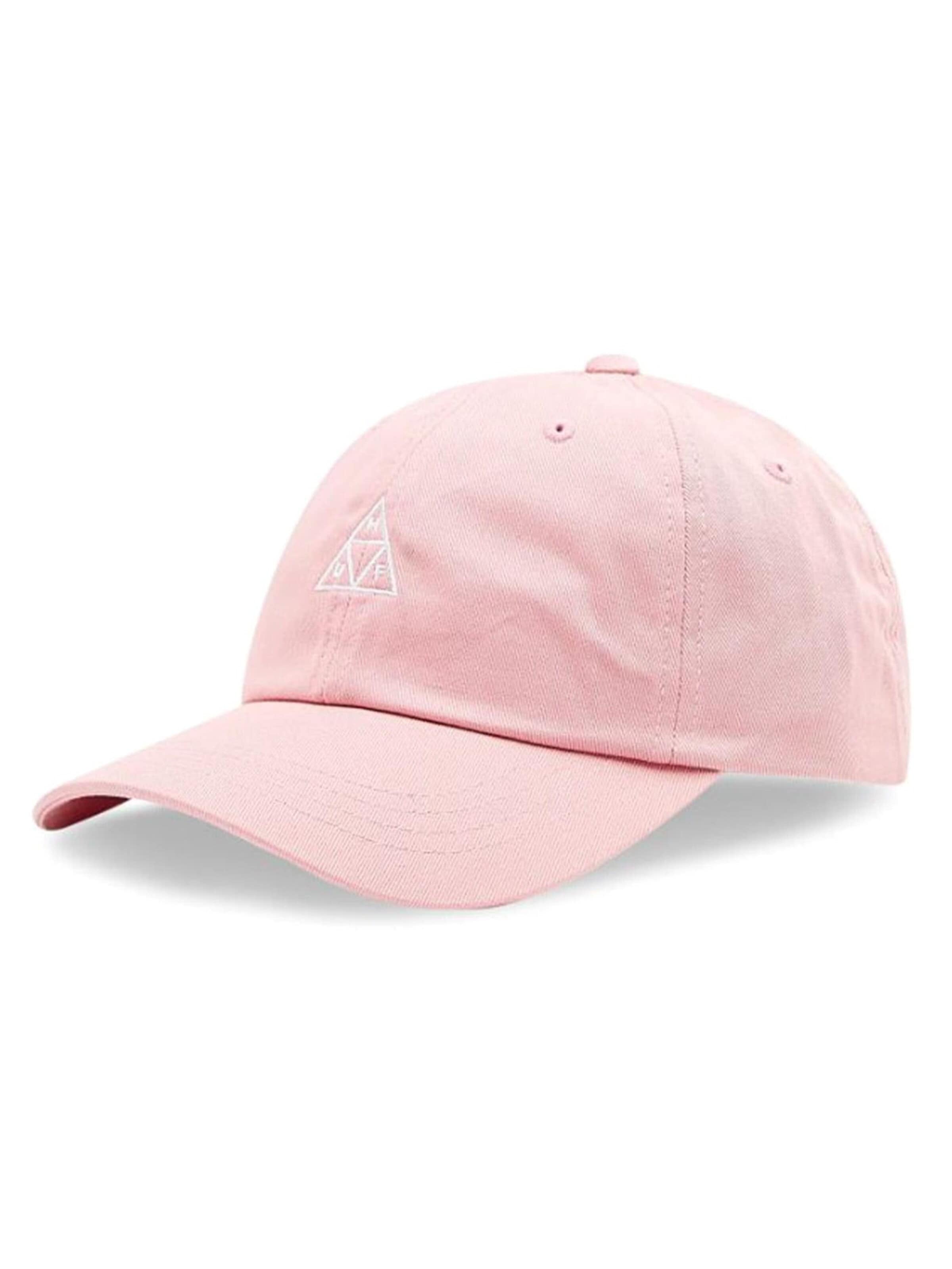 Cappello da baseball 'Essential TT CV 6 Panel' di HUF in rosa: frontale