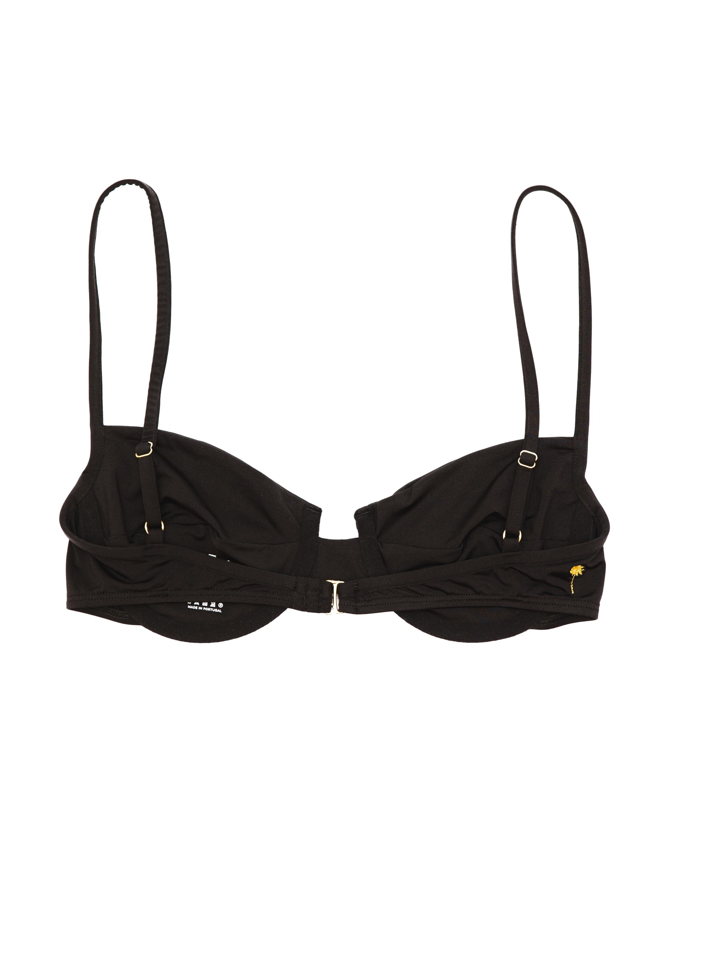 Matia Beachwear Balconette Bikinitop 'Bella'‌‌‌‌‌‌‌‌‌ in Schwarz