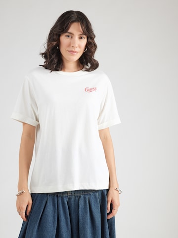 GUESS - Camisa 'EMOTIONAL' em bege