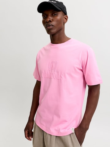 JACK & JONES Тениска 'JORFREDERIKSBERG' в розово