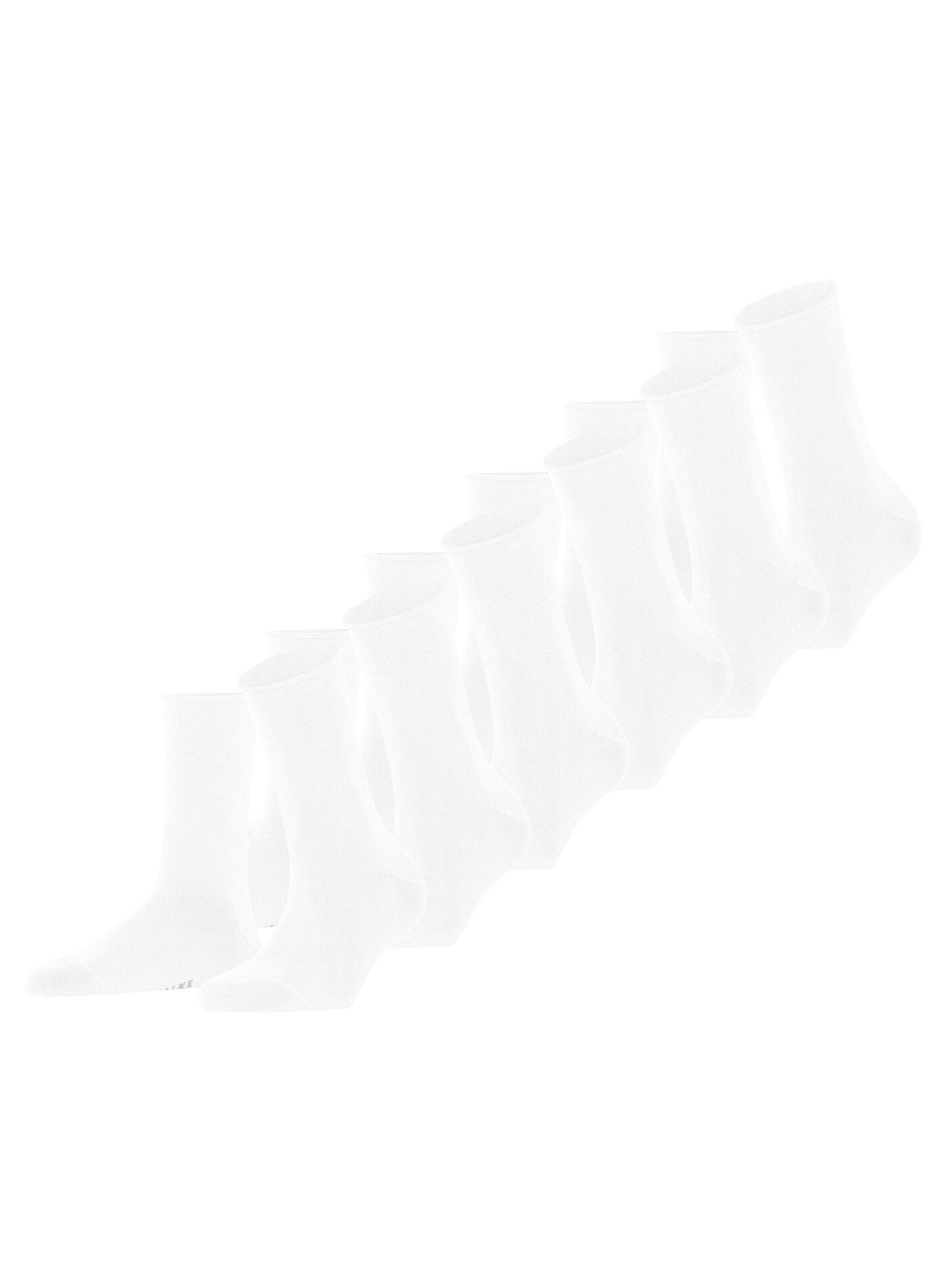 FALKE Socken 'Happy 6-Pack'‌‌‌‌‌ in Weiß: Vorderseite