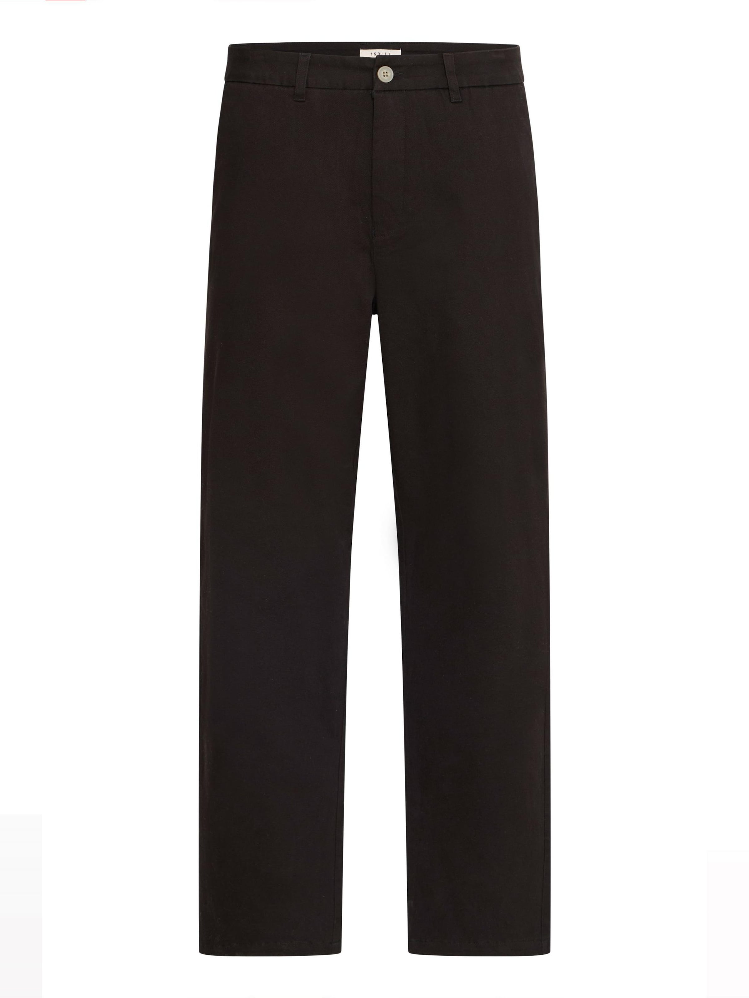 !Solid Chino trousers 'SDTate' in Black: front