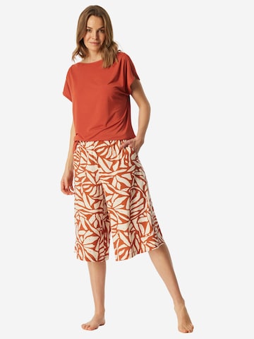 SCHIESSER Pajama ' Selected Premium ' in Beige