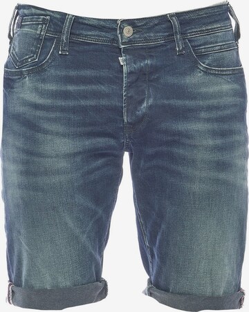 Le Temps Des Cerises Regular Jeans 'LAREDO' in Blauw: voorkant