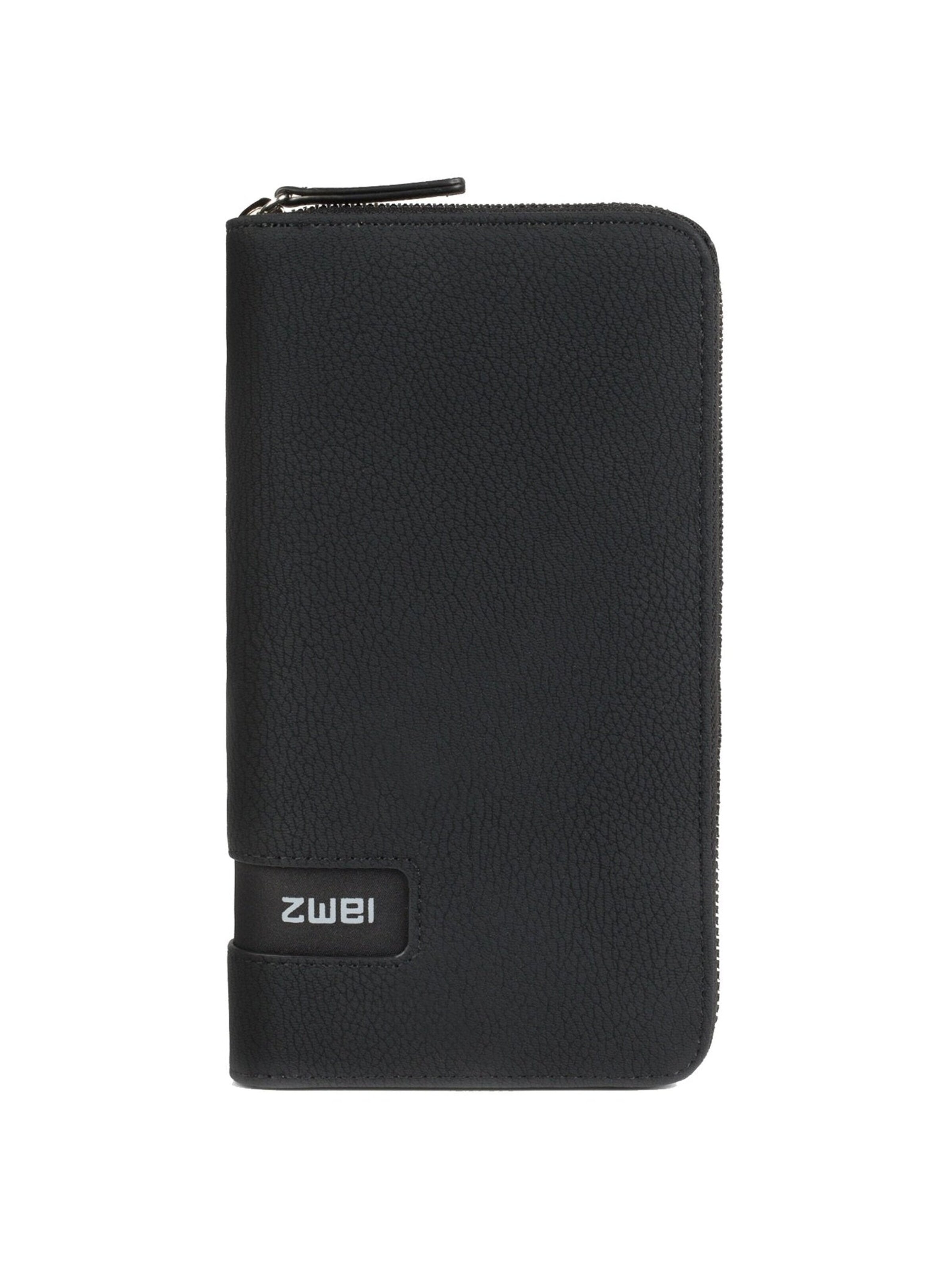 ZWEI Wallet 'Mademoiselle MW2' in Black: front