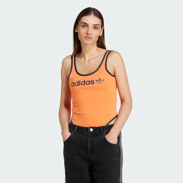 Combinaison ADIDAS ORIGINALS en orange : devant