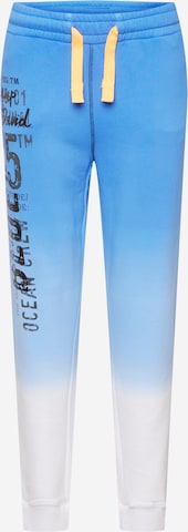 CAMP DAVID Loosefit Dip Dye Jogginghose mit Rubber Print in Blau: predná strana