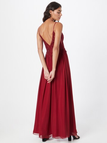 mascara Evening Dress 'EMB' in Red