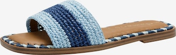 Tamaris Muiltjes in Blauw: voorkant