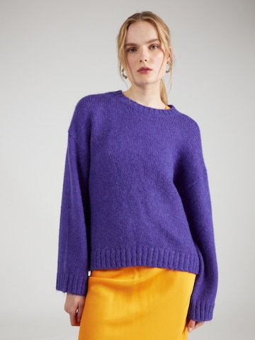 Monki Sweater in Purple: front