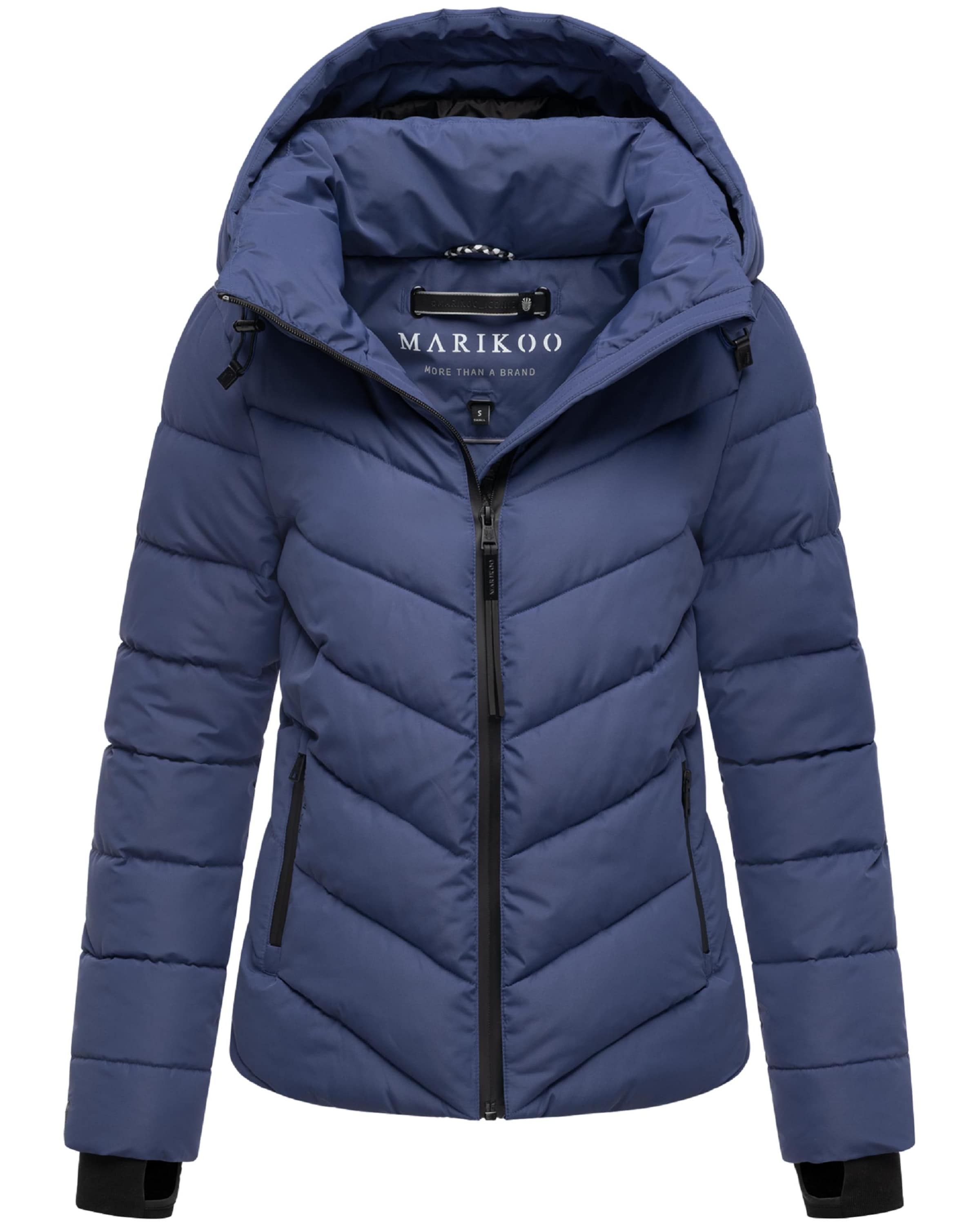 Veste d’hiver MARIKOO en violet : devant
