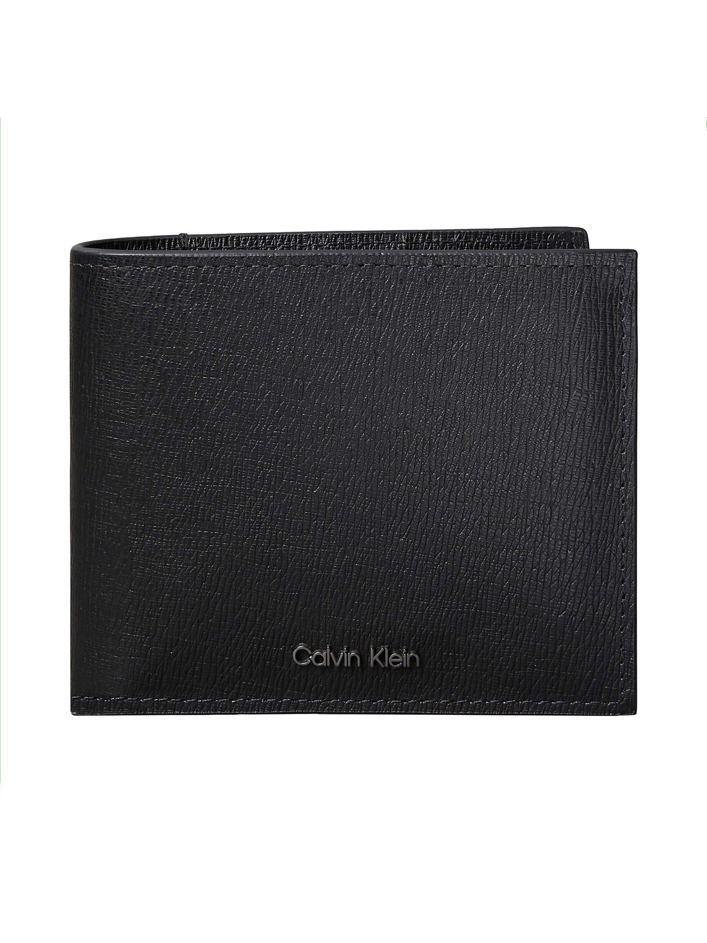 Porte-monnaies Calvin Klein en noir : devant