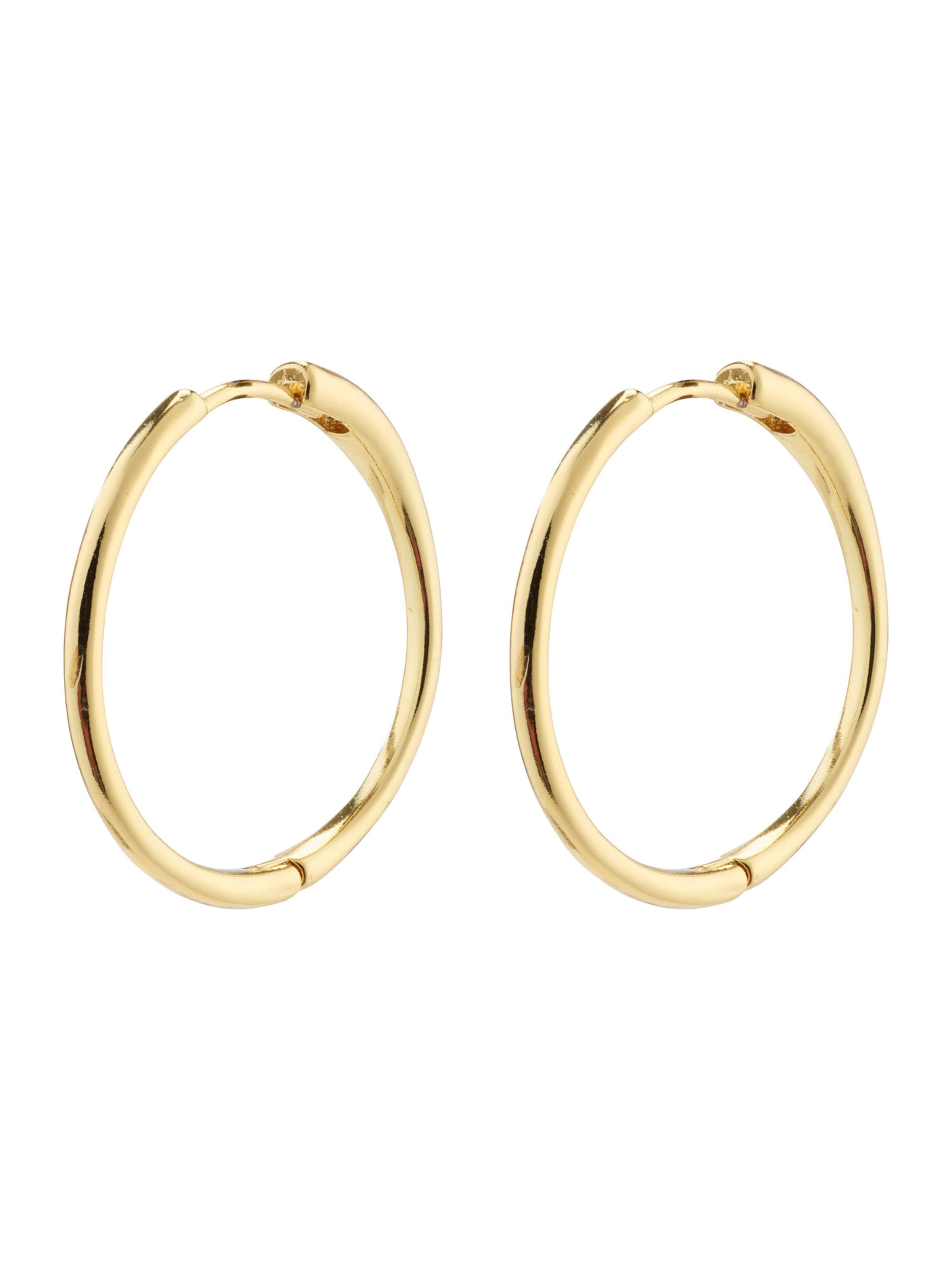 Pilgrim Kõrvarõngas 'EANNA', värv Kuld: eest vaates