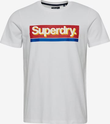 Superdry T-Shirt in Weiß: predná strana