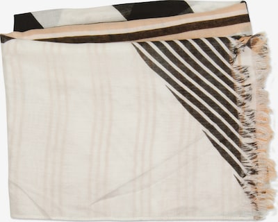 MJM Schal 'Multi Stripe' in hellbeige / braun / pastellorange, Produktansicht