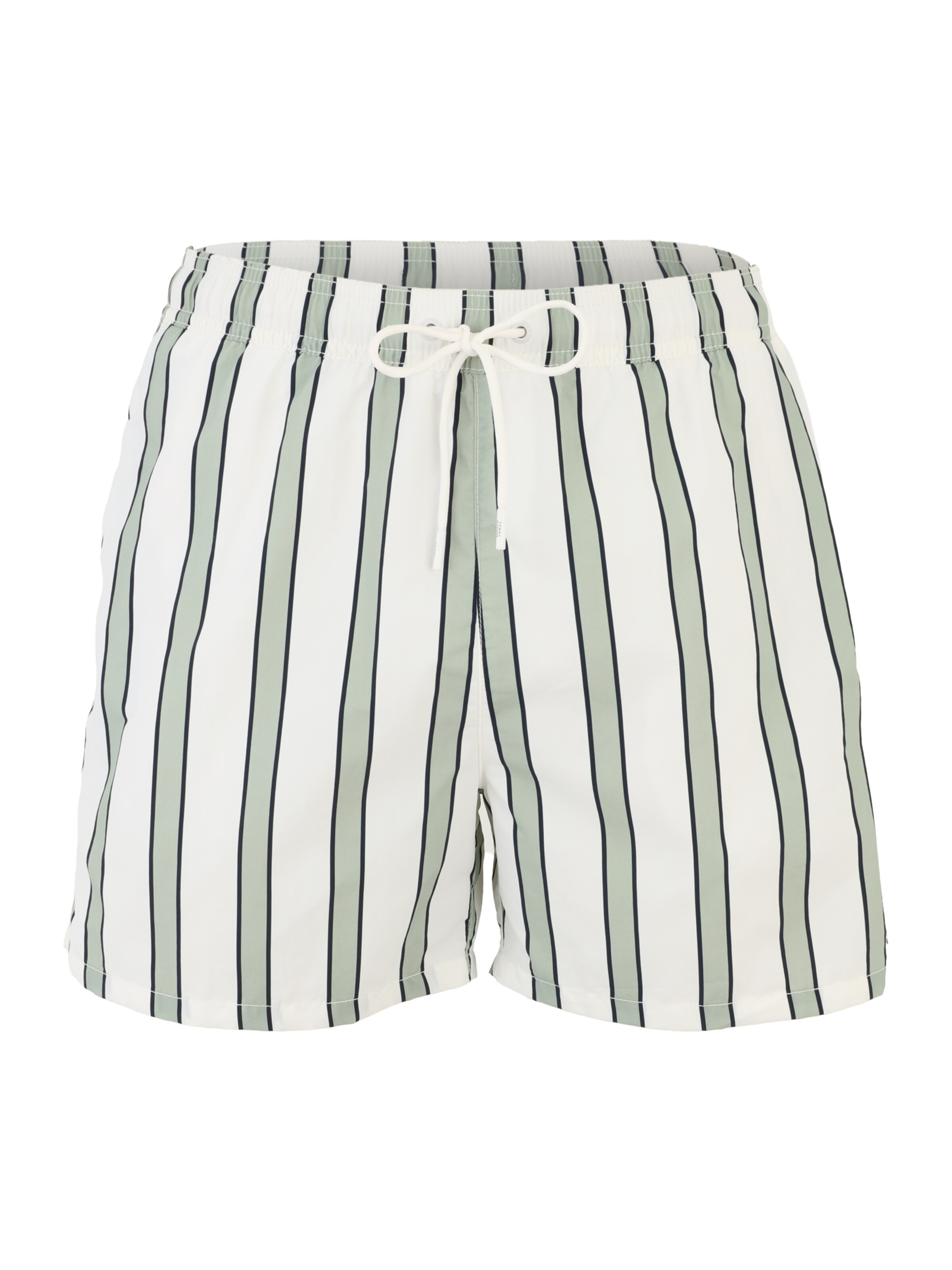 Tommy Hilfiger Underwear Zwemshorts in de kleur Olijfgroen / Zwart / Wit, Productweergave