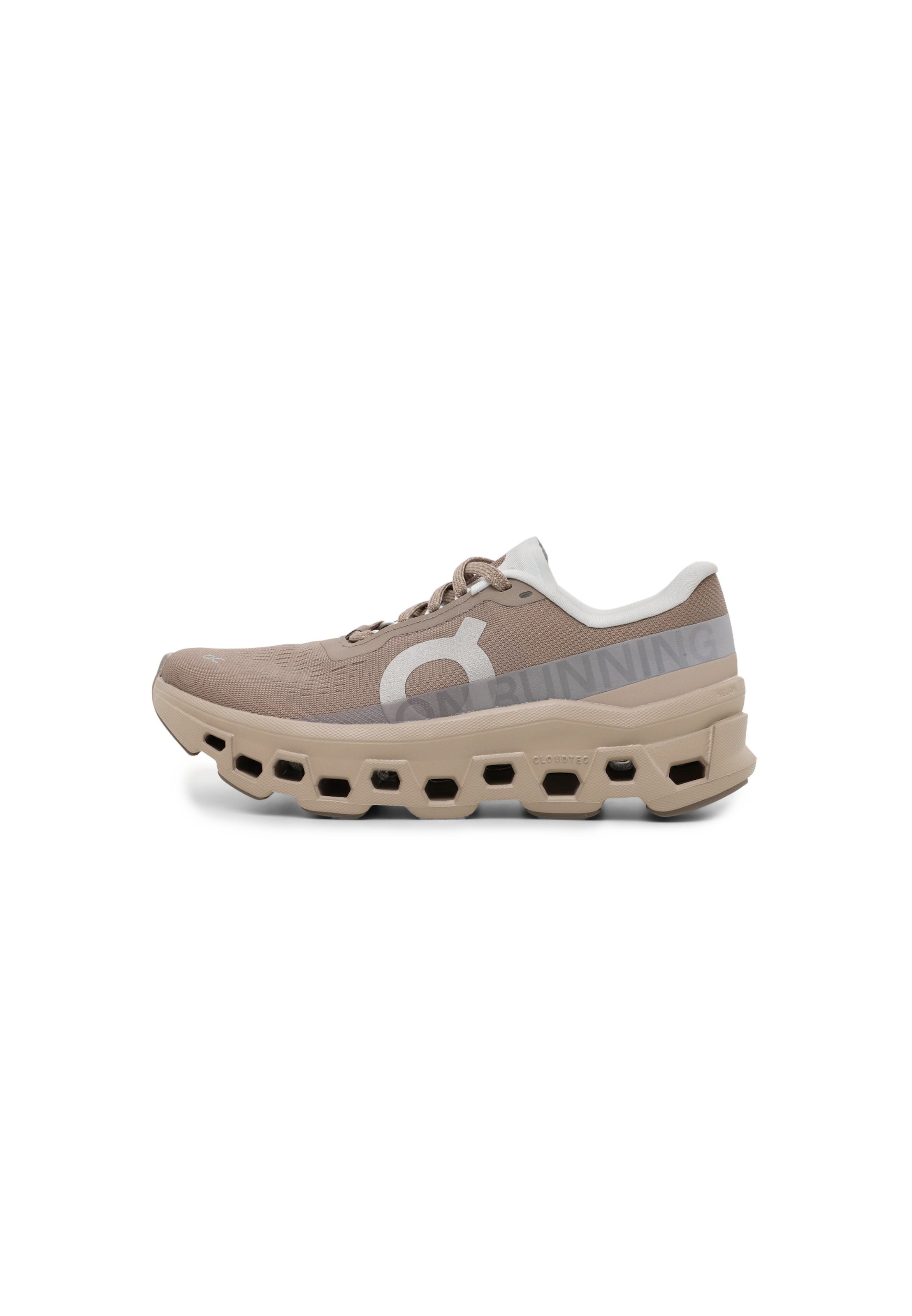 On - Zapatillas de running 'Cloudmonster 1' en marrón: frente