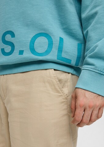 s.Oliver Men Big Sizes Sweatshirt in Green