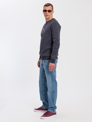 Cross Jeans Sweatshirt '25406' in Grau