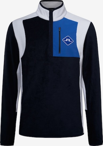 J.Lindeberg Athletic Sweater 'Lem' in Blue: front
