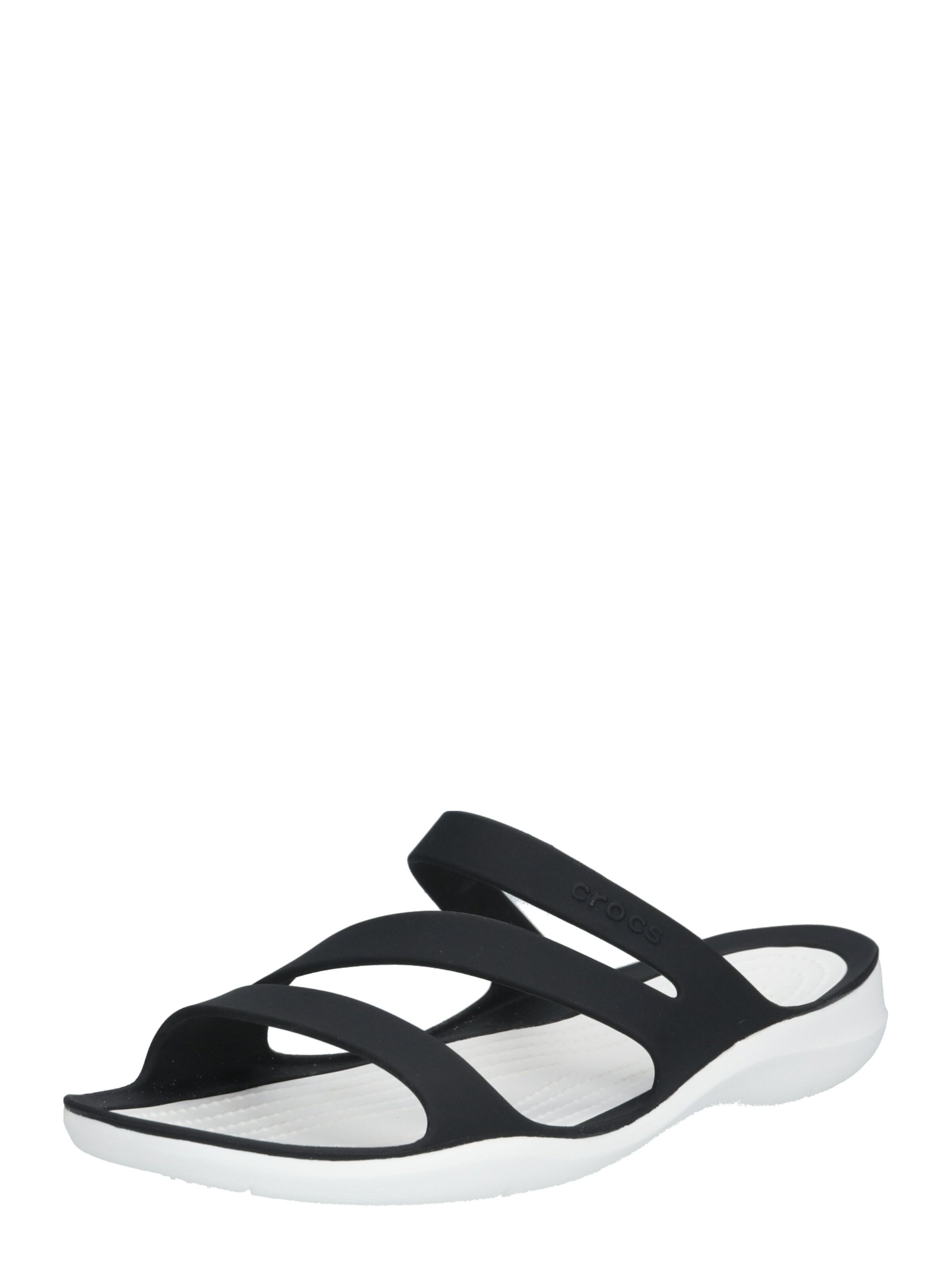 Crocs Mules in Black: front