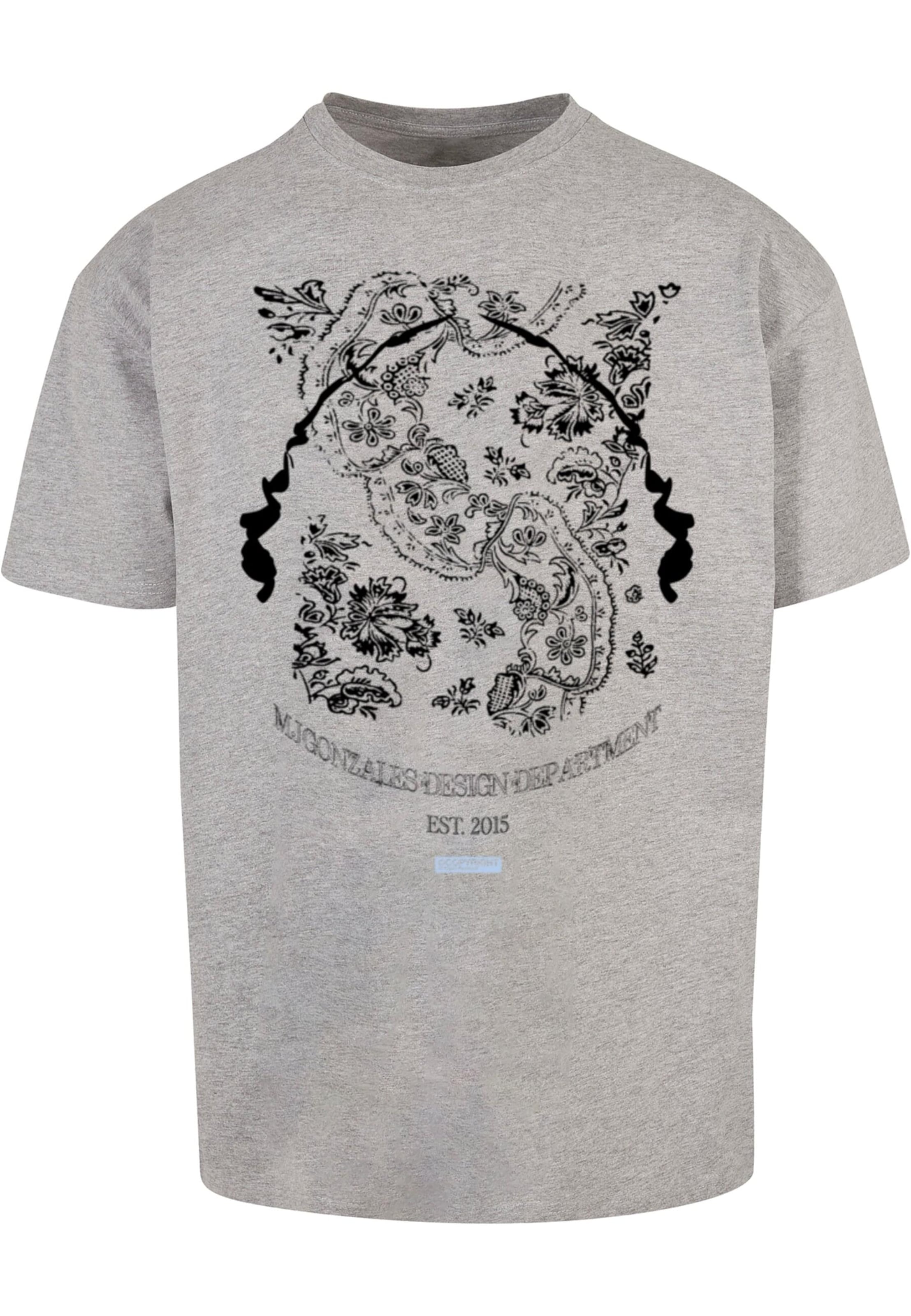 Maglietta 'Paisley' di MJ Gonzales in grigio: frontale