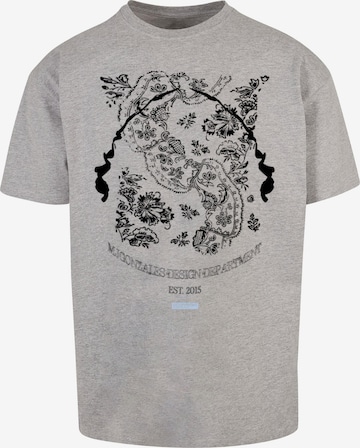 MJ Gonzales Shirt 'Paisley' in Grey: front