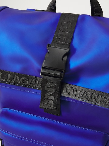 KARL LAGERFELD JEANS Backpack in Blue: top