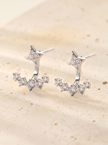 Hey Happiness Earrings 'Star Jacket' in Silver