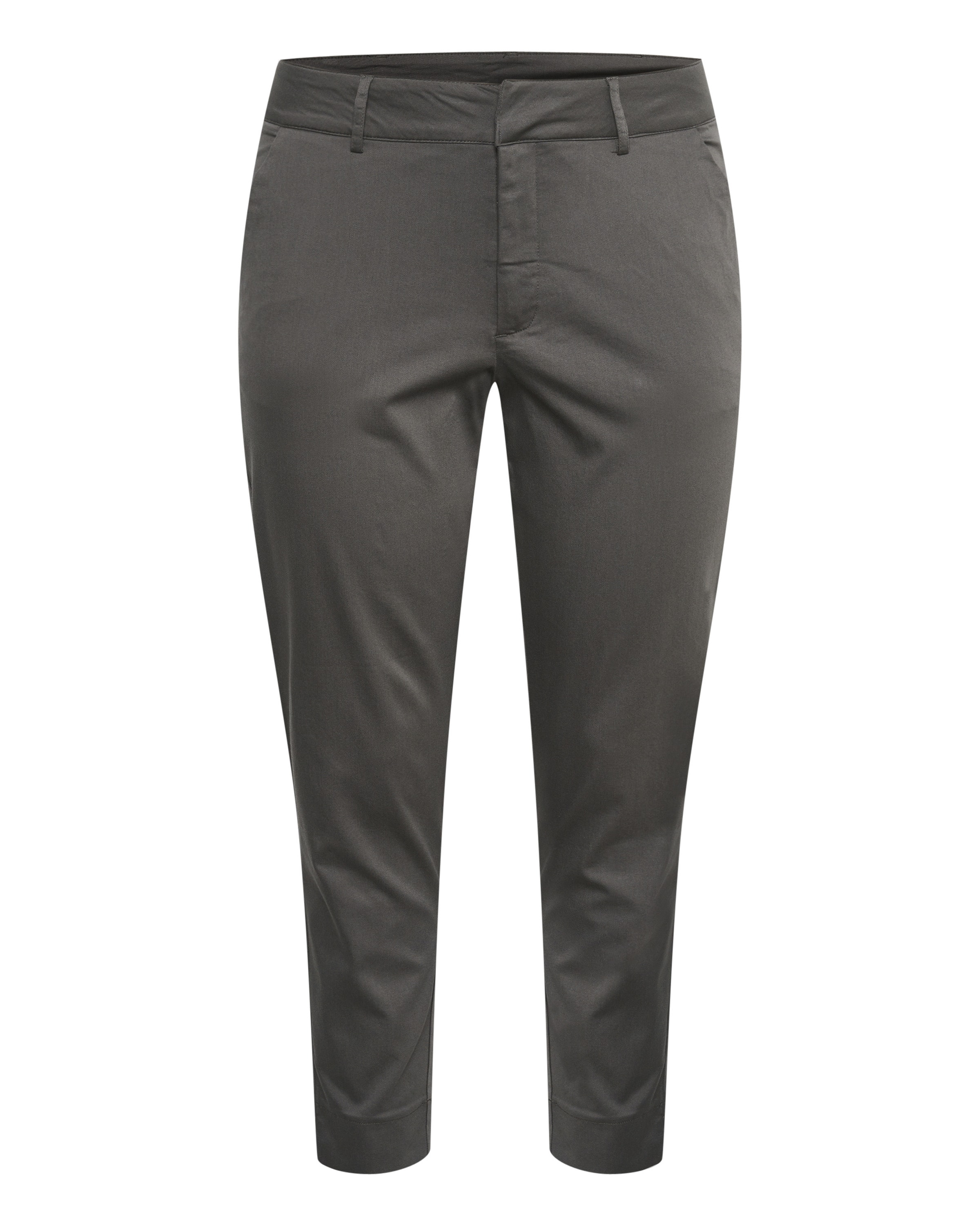 KAFFE CURVE Chino &#x27;Leana&#x27; in Grijs: voorkant