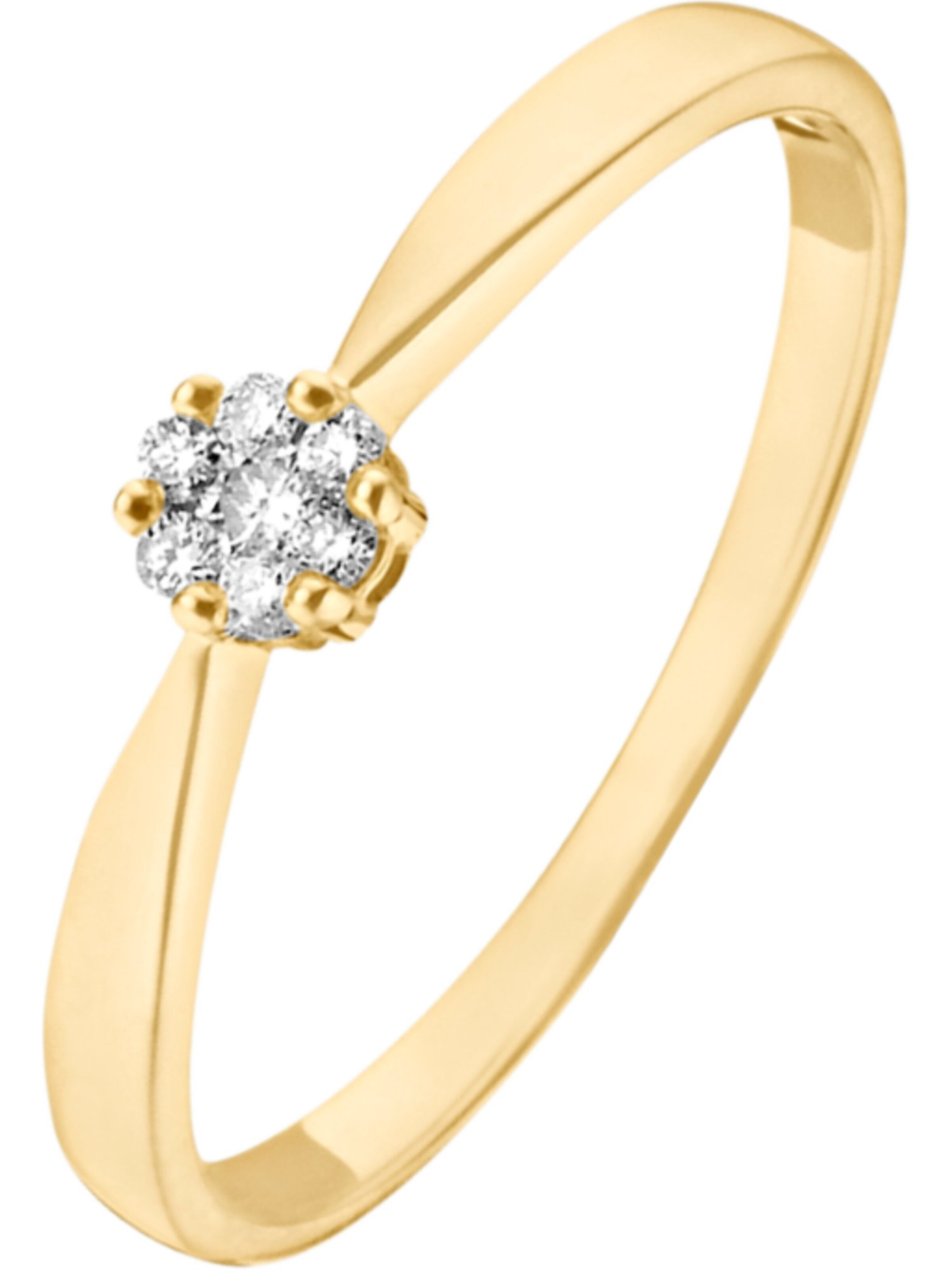 CHRIST Ring in Gold: Vorderseite