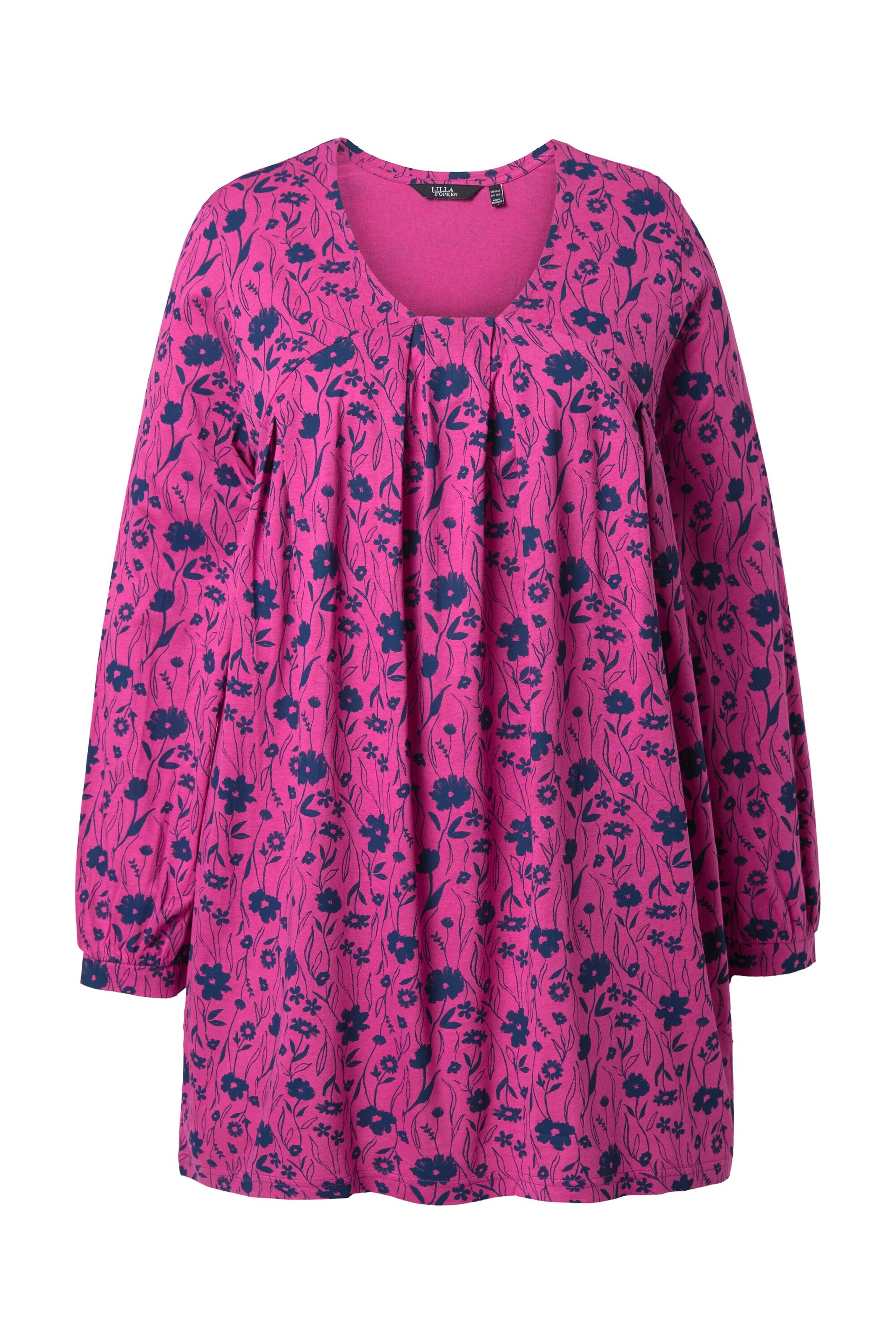 Ulla Popken Blouse in Roze: voorkant