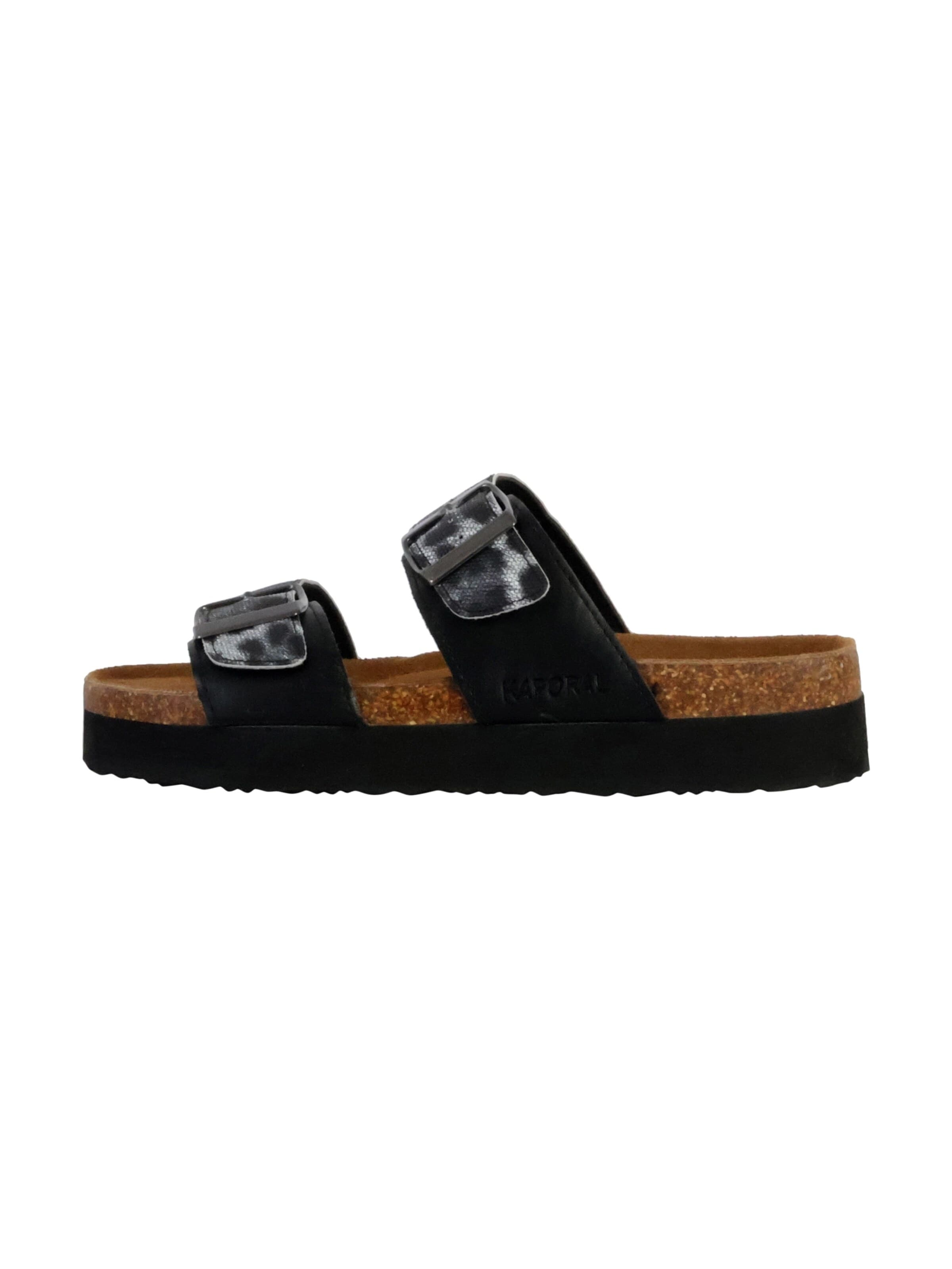 Kaporal Mules in Black: front