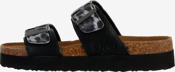 Kaporal Mules in Black: front