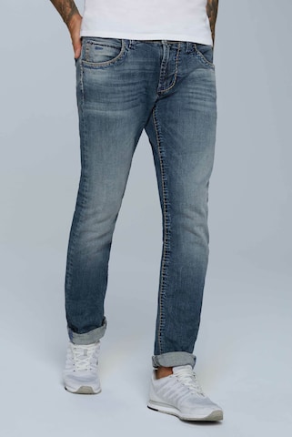 CAMP DAVID Regular Jeans 'Nico' in Blue: front