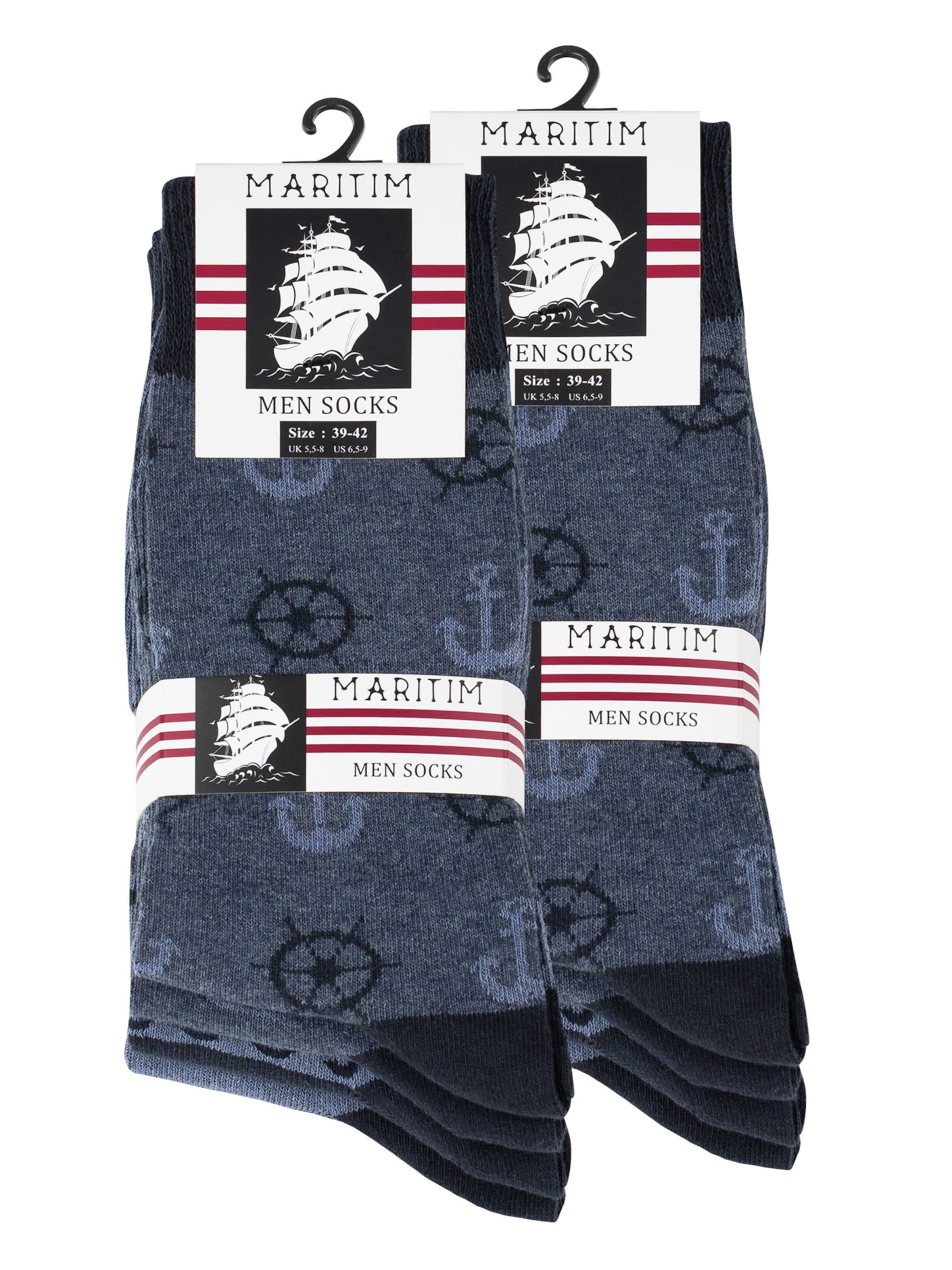 Calzino 'Maritim' di Cotton Prime in blu