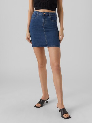 VERO MODA Rok 'LUNA' in Blauw: voorkant