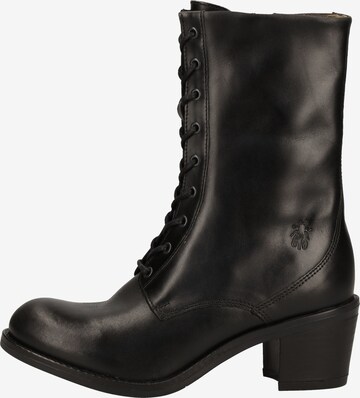 FLY LONDON Lace-Up Ankle Boots in Black