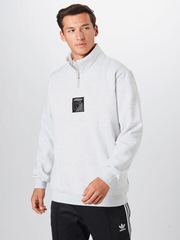 ADIDAS ORIGINALS Sweatshirt in Grijs: voorkant