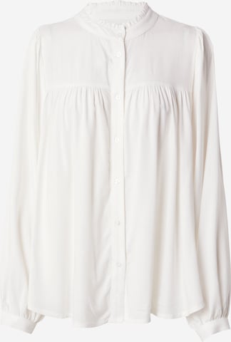 Lollys Laundry - Blusa 'Cara' en blanco: frente