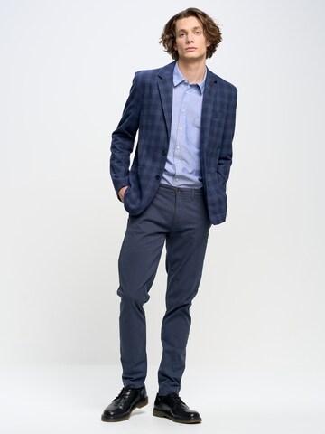 BIG STAR Slim fit Chino Pants 'TOMY' in Blue