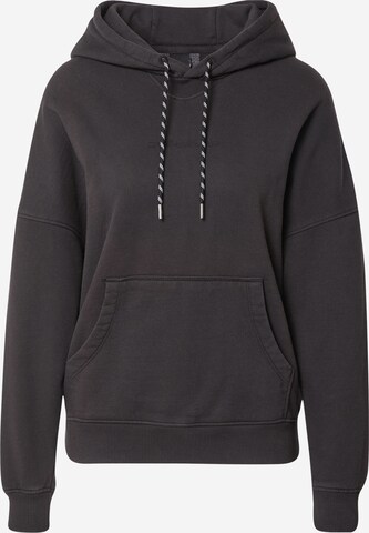 QUIKSILVER Sweatshirt in Zwart: voorkant