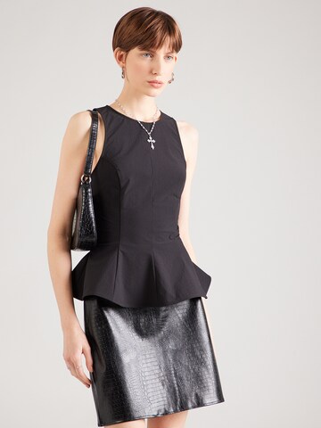 Monki Blouse in Black: front