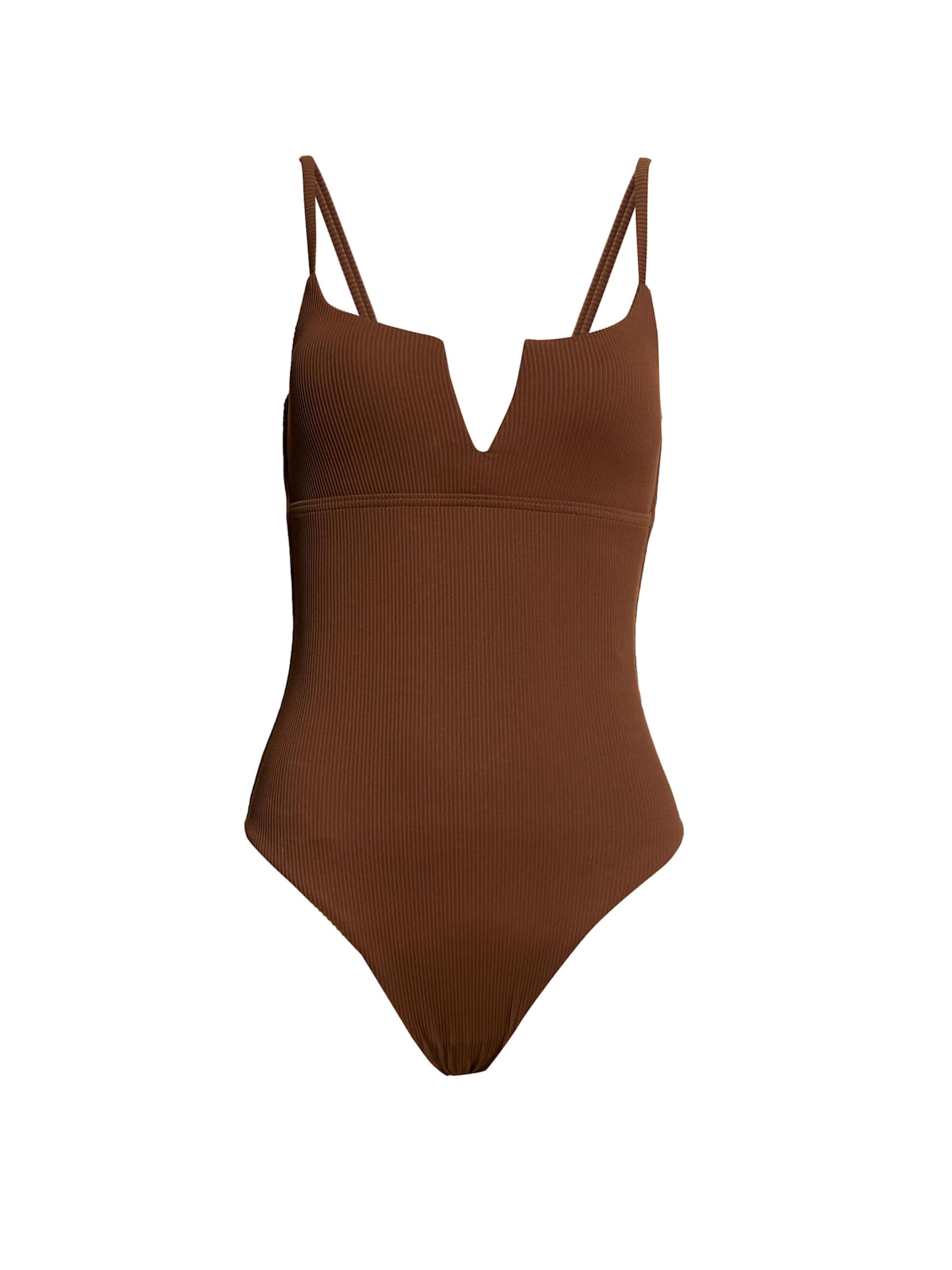 Marks & Spencer Swimsuit in Brown: front