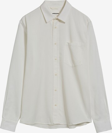 ARMEDANGELS Button Up Shirt ' Skjorta' in White: front