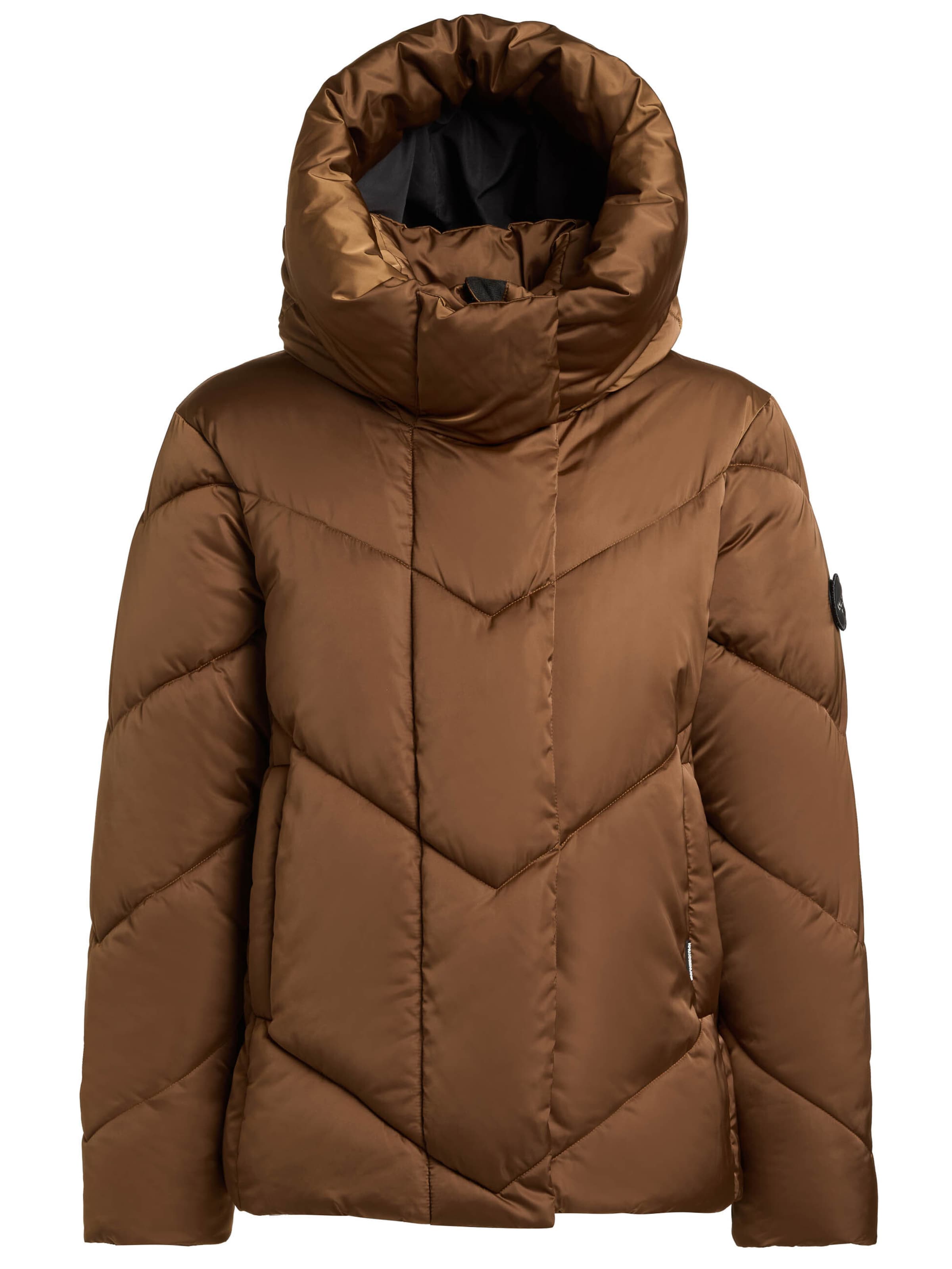 brūns khujo Ziemas jaka 'Olsa2': no priekšpuses